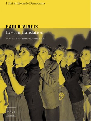 cover image of Lost in translation. Scienza, informazione, tecnologia